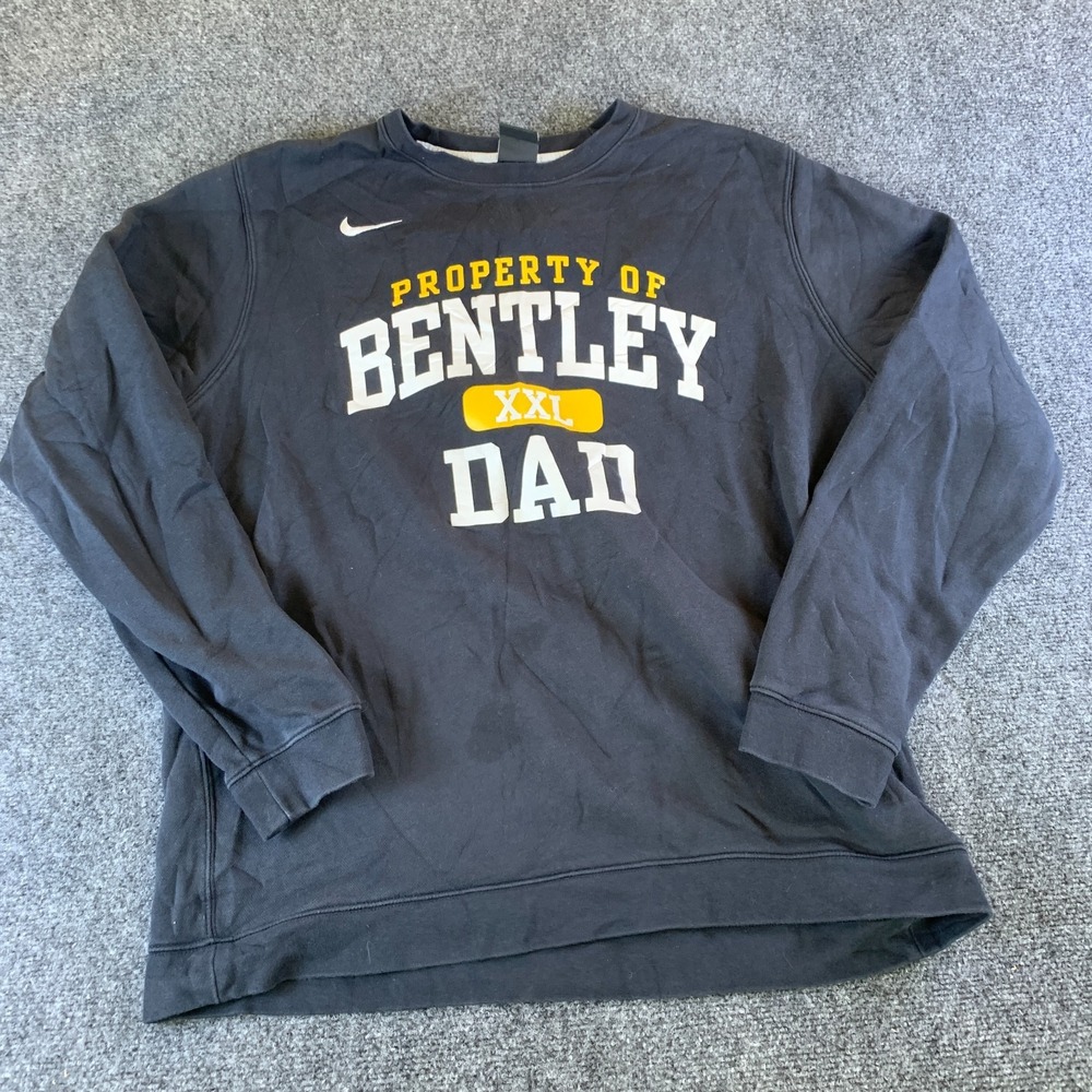 Nike Sweatshirt Mens XL Black Good Bentley XXL Dad Fleece Pullover 835589-010